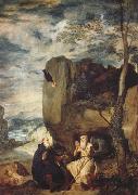 Diego Velazquez Saint Antoine abbe et Saint Paul ermite (df02) Spain oil painting artist